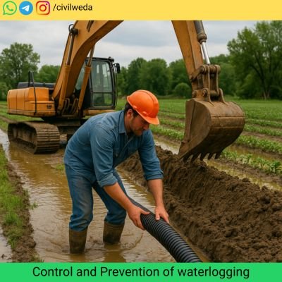 Control and Prevention of waterlogging