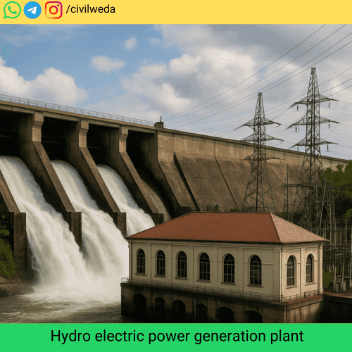 Hydroelectric power generation plant