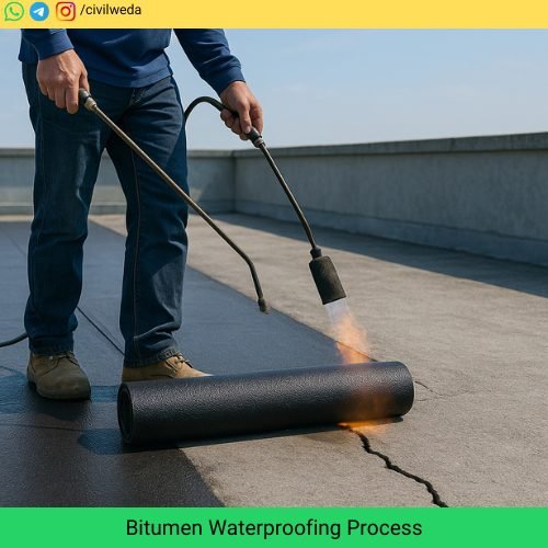 Bitumen Waterproofing Process