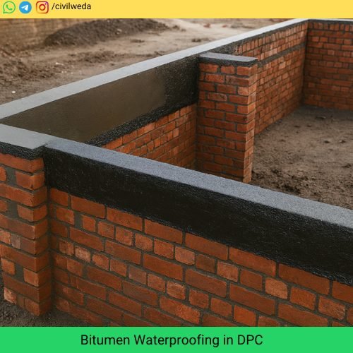 Bitumen Waterproofing inDamp Proof Course (DPC)