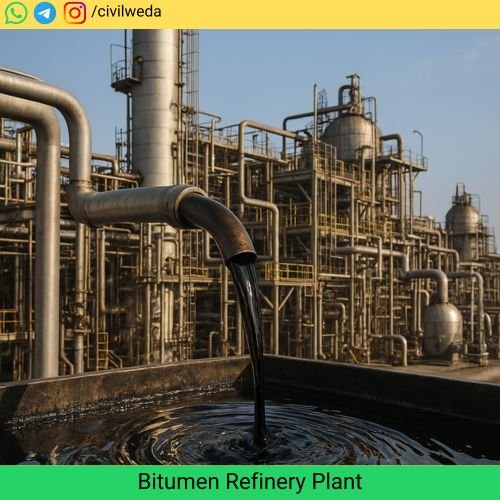 Molten Bitumen at the Refinery