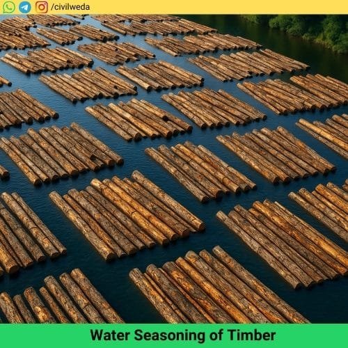 Water Seasoning of timber