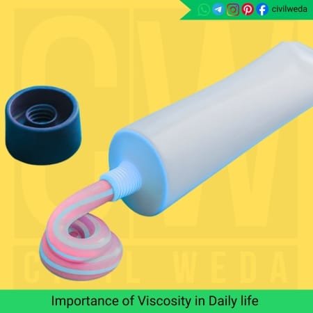 A toothpaste being squeezed out of a tube showing viscosity in daily life example